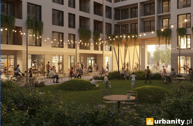 Koncepcja zabudowy po centrum handlowym w gdańsku, wiz. materiały inwestora