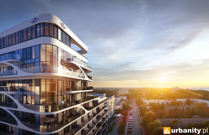 Projekt inwestycji Baltic Wave w Kołobrzegu, wiz. materiały inwestora