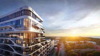 Projekt inwestycji Baltic Wave w Kołobrzegu, wiz. materiały inwestora