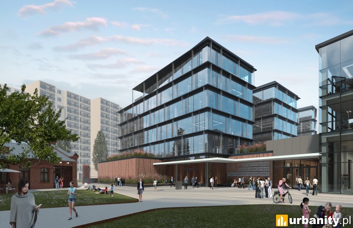 Biurowce w kompleksie Centrum Praskim Koneser