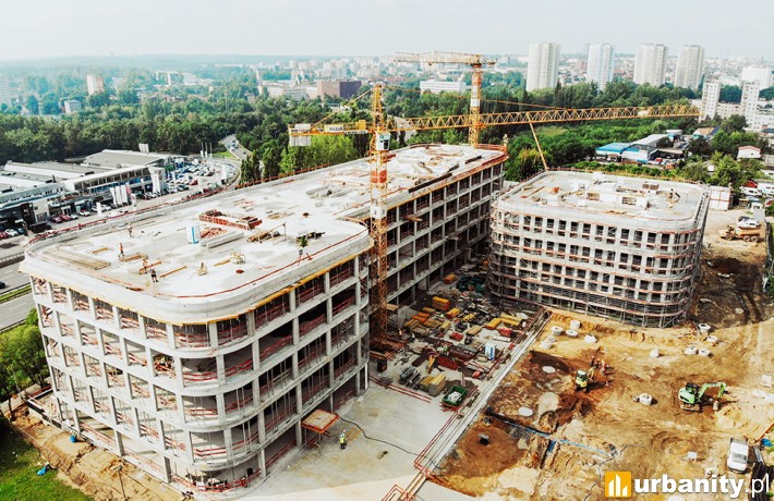 Wiecha na budowie biurowca DL Center Point II