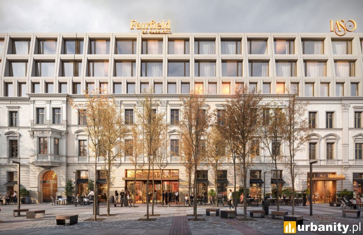 Fairfield by Marriott w Katowicach, wizualizacja, wiz. materiały inwestora