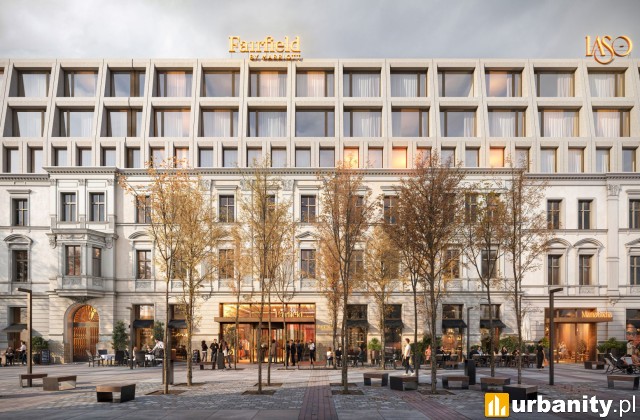Fairfield by Marriott w Katowicach, wizualizacja, wiz. materiały inwestora