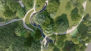Lamus odżywa! Rewitalizacja rzeki odmieni park i całe miasto, wiz. materiały inwestora