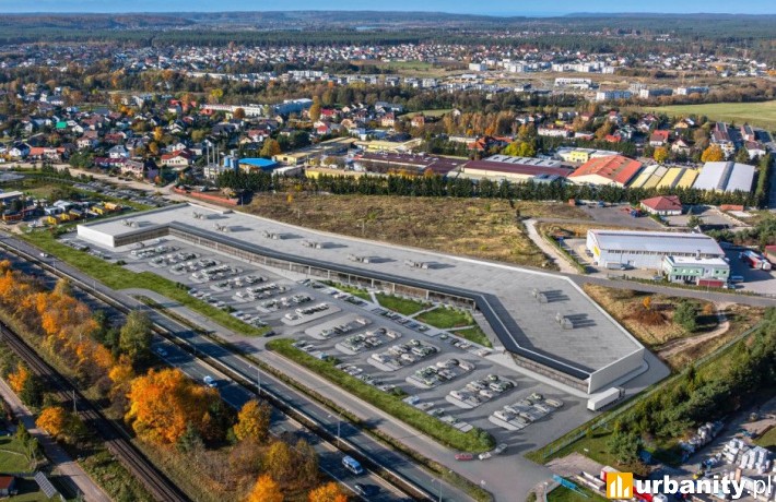 Projekt inwestycji Park Kaszuby w Wejherowie, wiz. materiały inwestora