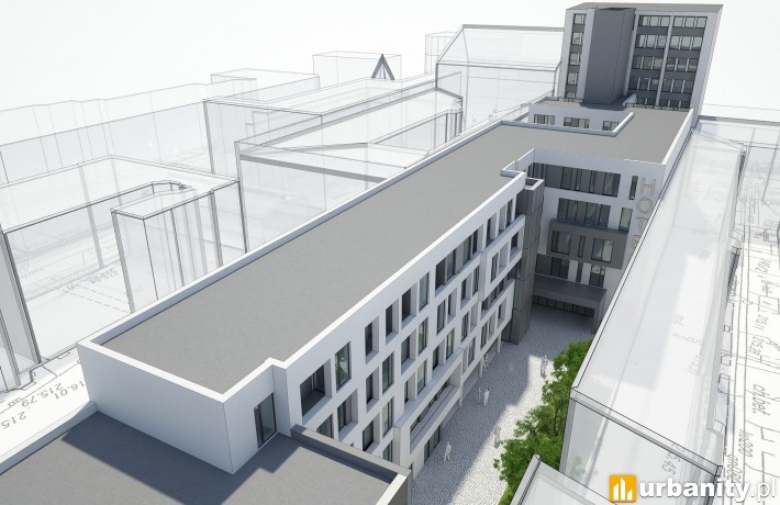 Projekt zabudowy przy Piotrkowskiej 94 w Łodzi