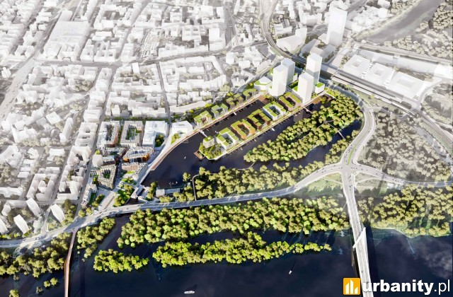 Port Praski masterplan, koncepcja, wiz. materiały inwestora