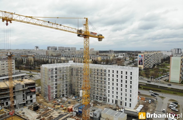 Akademik Student Depot w Gdańsku - budowa kwiecień 2020 r.