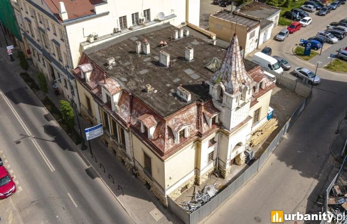 Wygląd zabytkowej willi przed rozpoczęciem prac remontowych, fot. ŁÓDŹ.PL