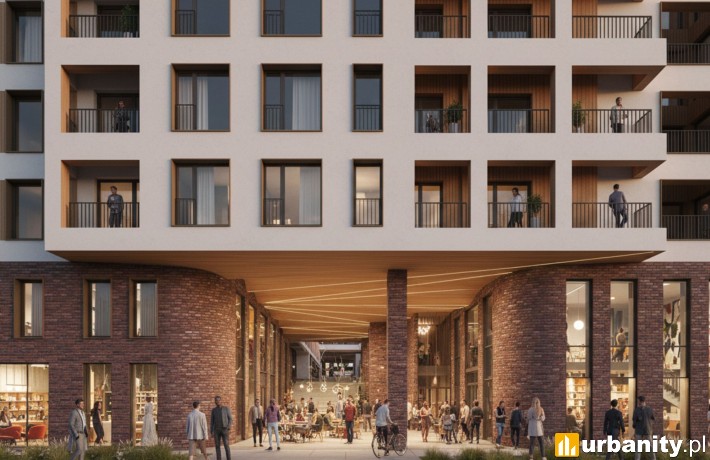 Duża inwestycja w miejsce centrum handlowego w Gdańsku. Około 700 mieszkań wg. koncepcji miasta 15-minutowego