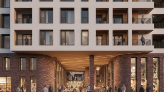 Koncepcja zabudowy po centrum handlowym w gdańsku, wiz. materiały inwestora