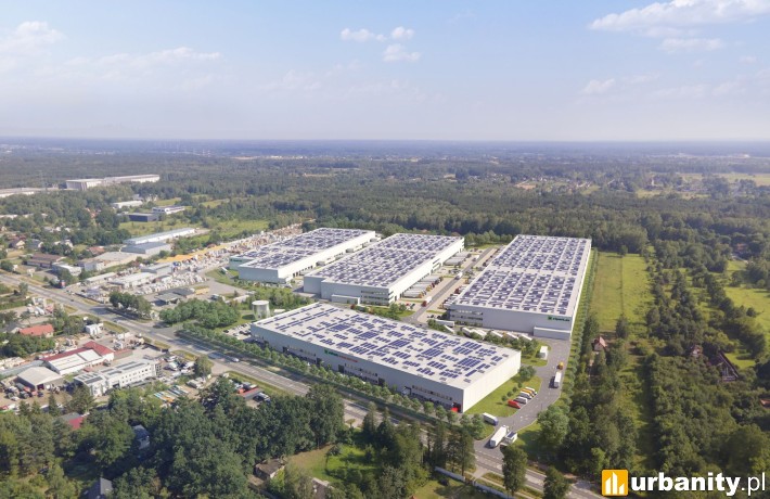 CTPark Warsaw Nowy Konik, wizualizacja, wiz. CTP