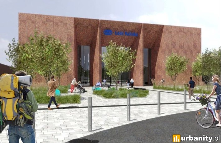 Metamorfoza dworca Łódź Kaliska, wiz. PKP
