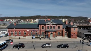 Odrestaurowany dworzec kolejowy w Wejherowie, fot. PKP S.A.