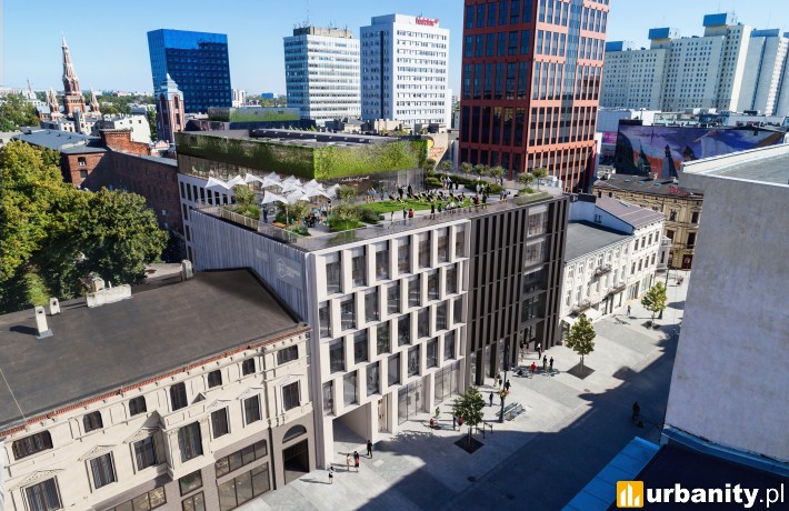 Wielofunkcyjny budynek Fern z restauracją na dachu, wiz. materiały inwestora