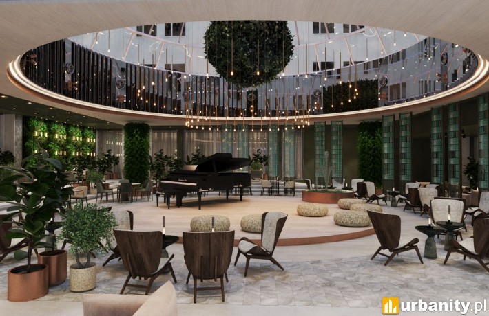 Wnętrza hotelu Tribute Portfolio sieci Marriott w Katowicach, Tremend