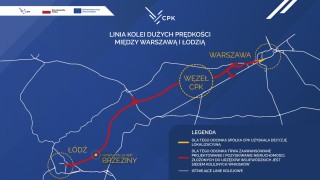 Decyzja lokalizacyjna dla odcinka Kolei Dużych Prędkości, wiz. CPK