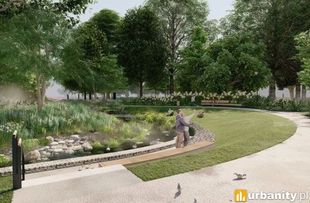 Lamus odżywa! Rewitalizacja rzeki odmieni park i całe miasto, wiz. materiały inwestora