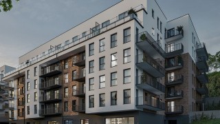 Gotowy I etap osiedla Murapol Scarpa w Gdańsku, wiz. materiały dewelopera