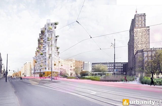 Apartamentowiec pod nazwą N/S powstanie w prestiżowej lokalizacji Łodzi, wiz. MAKAA