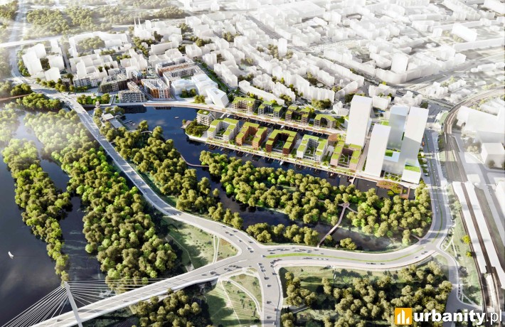 Port Praski masterplan, koncepcja, wiz. materiały inwestora