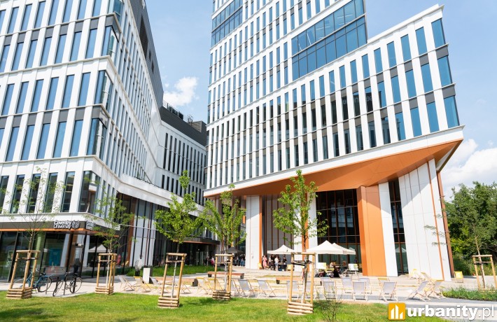 Nowy skwer przy Szczęśliwej, fot. Skanska