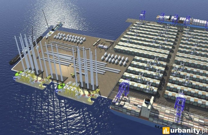 Terminal instalacyjny w Porcie Gdańsk, wiz. materiały inwestora
