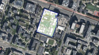 Mapa poglądowa działki, wiz. mapa.um.warszawa.pl