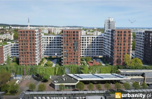 Koncepcja zabudowy po centrum handlowym w gdańsku, wiz. materiały inwestora