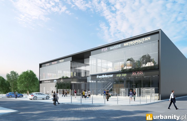 Wizualizacja budynku Atut przy ulicy Grażyny