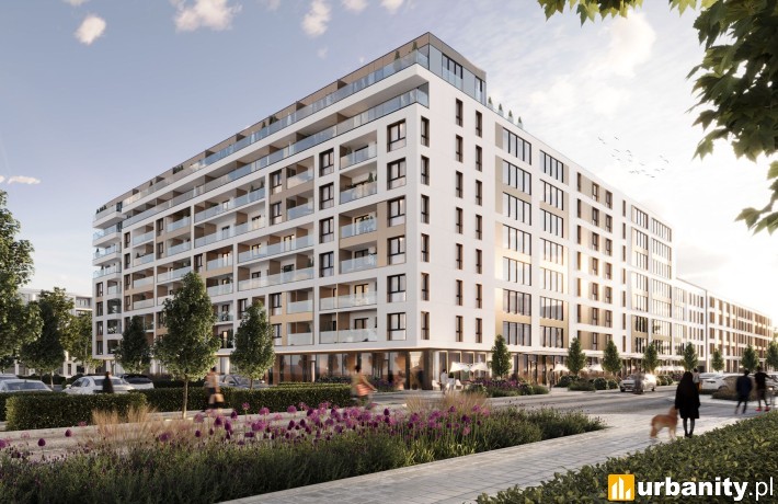 Projekt inwestycji Belg Apartamenty w Katowicach, wiz. Cavatina