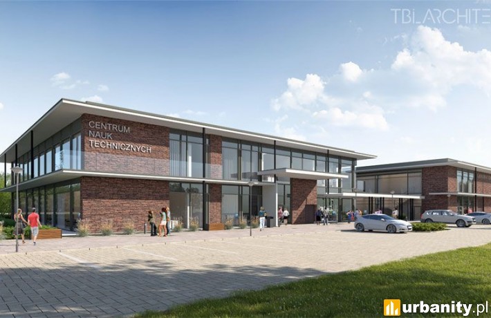 Centrum Nauk Technicznych w Toruniu - wizualizacja