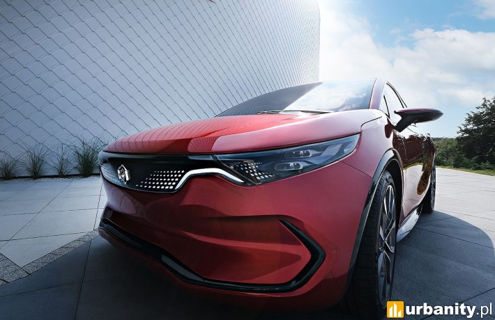 Makieta przedstawiająca samochód Izera, fot. ElectroMobility Poland