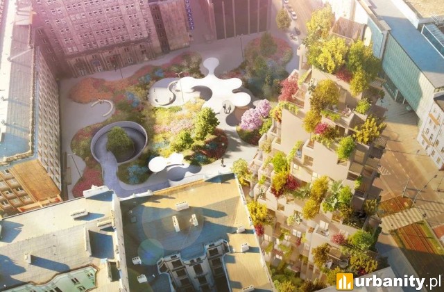 Apartamentowiec pod nazwą N/S powstanie w prestiżowej lokalizacji Łodzi, wiz. MAKAA