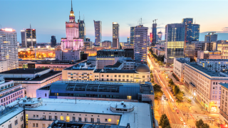 Panorama Warszawy, fot. Walter Herz