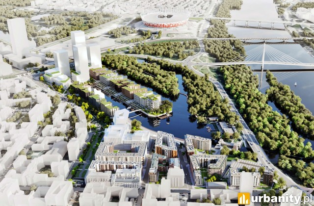 Port Praski masterplan, koncepcja, wiz. materiały inwestora