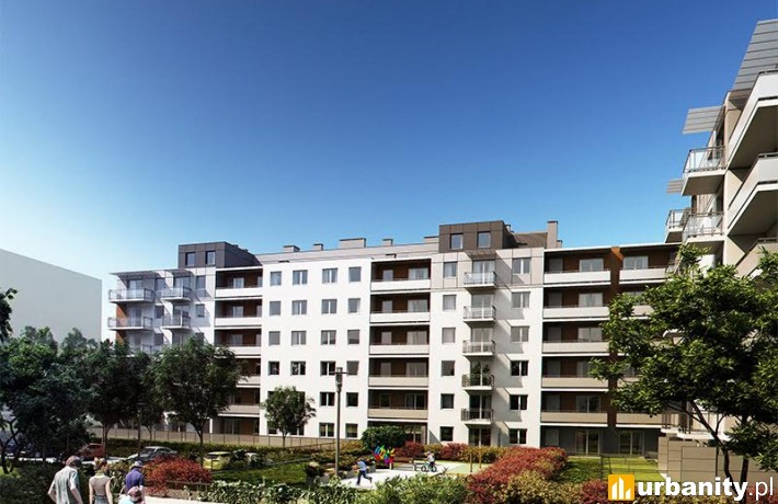 Projekt budynku Siena przy Zakładowej we Wrocławiu