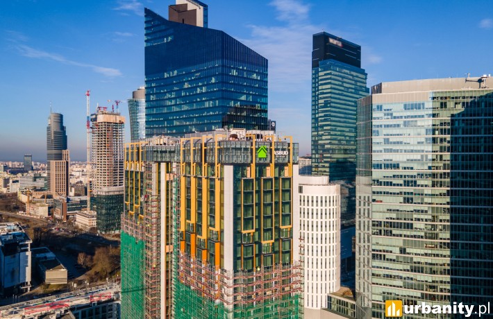Tak obecnie wyglądają wieże Towarowa Towers, fot. Grupa Asbud
