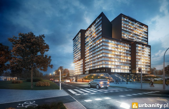 Projekt inwestycji Warta Towers w Poznaniu