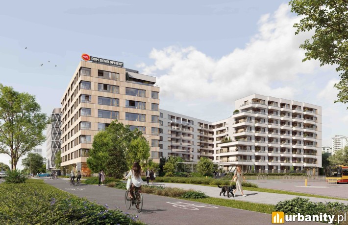 Apartamenty Metro Wilanowska, wizualizacja osiedla, wiz. materiały dewelopera