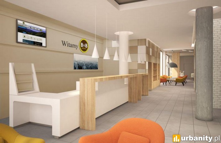 Wnętrza hotelu B&B Łódź Centrum