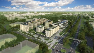 Poziom zero drugiego etapu kompleksu Business Garden Warszawa