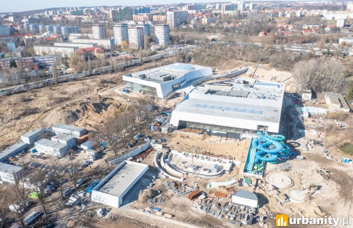 Poziom zaawansowania prac na budowie inwestycji Fabryka Wody (fot. szczecin.eu)