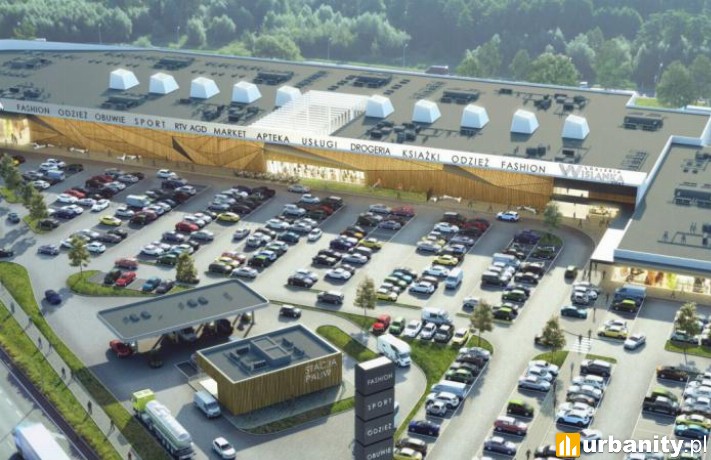 Projekt Galerii Wiślanka w Żorach