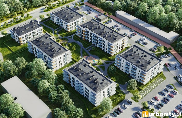 Kaliska Park w Turku - wizualizacja, wiz. materiały dewelopra