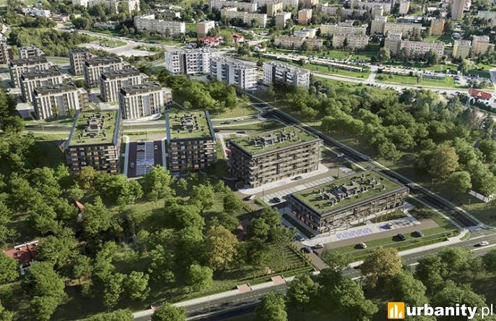 Planowane osiedle przy ulicy Warszawskiej w Kielcach, wiz. materiały dewelopera