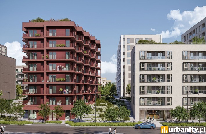 Modern Mokotów w Warszawie, wizualizacja, wiz. materiały inwestora