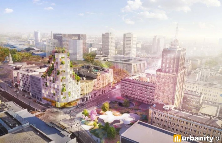 Apartamentowiec pod nazwą N/S powstanie w prestiżowej lokalizacji Łodzi, wiz. MAKAA