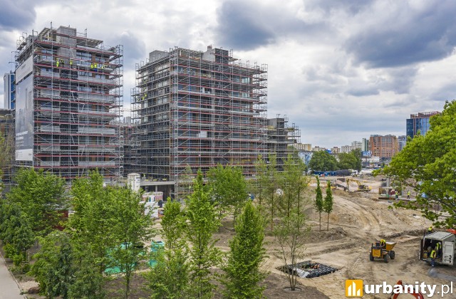 Ogrody Towarowa, budowa, fot. materiały inwestora