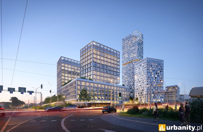 Skycity w Gdyni, wizualizacja, wiz. materiały inwestora